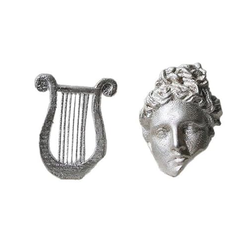 Elegante Ohrringe Lyre Form Ohrringe Asymmetrischer Tropfen Geeignet Für Hochzeitsbekleidung Partyzubehör Asymmetrisch von SUMMITDRAGON
