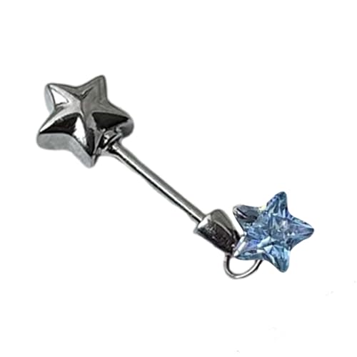 Eleganter Star Wand Zirkonia Studs Stilvoller Star Zauberstabohrringe Schmuck Mit Zirkon Für Lässige Und Formelle Anlässe Leichte Komfortable Ohrringe von SUMMITDRAGON