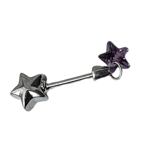 Eleganter Star Wand Zirkonia Studs Stilvoller Star Zauberstabohrringe Schmuck Mit Zirkon Für Lässige Und Formelle Anlässe Leichte Komfortable Ohrringe von SUMMITDRAGON