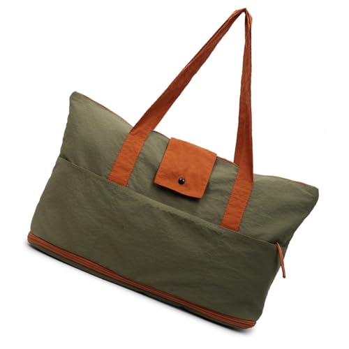 SUMMITDRAGON Erweiterbare Faltbare Fitness Reisetaschen Mit Großer Kapazität Leichtes Oxford Stoff Wasserdicht Praktisch Carryall Für Training Sportreise Geräumige Oxfords Stofftasche von SUMMITDRAGON