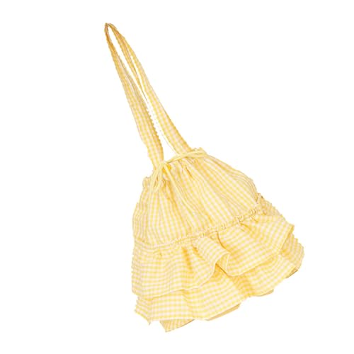 Frauen Achselbeutel Große Kapazität Schulter Mode Pendeln Koreanische Stile Handtasche Rüschen Plaids Achselwahrer von SUMMITDRAGON