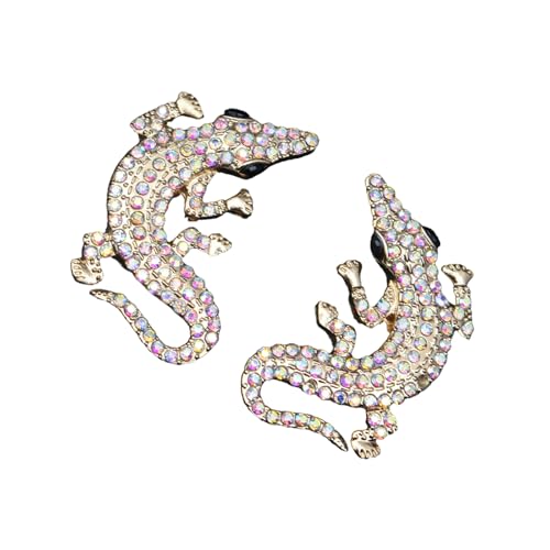 Geometrische Tierische Ohrringe Mit Funkelnden Strassstollen Ohrringen Für Einzigartige Stile Und Modische Look Vintage Stil Modezubehör Geeignet von SUMMITDRAGON