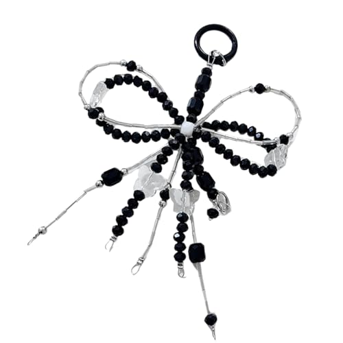 Handgefertigter Acryl Perlen Bowknot Anhänger Praktischer Tasche Anhänger Schlüssel Dekore Stylish Bag Charme Für Mädchen Und Teenager Bowknot Charme von SUMMITDRAGON