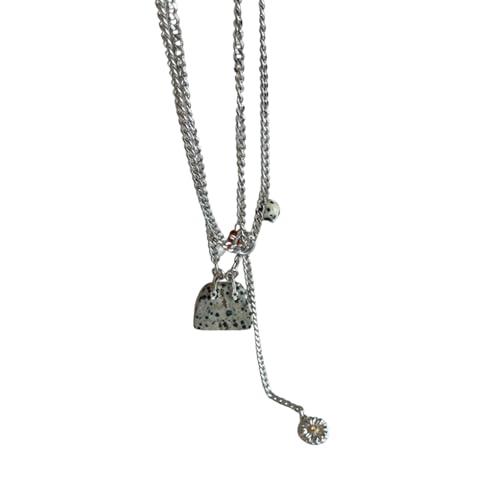 Kleine Beutel Anhänger Halskette Verstellbare Halskette Edelstahl Textur Mode Und Trendiger Schmuck Für Frauen Party Statement Geeignet von SUMMITDRAGON