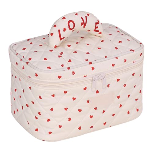 Kosmetische Tasche Große Kapazität Toilettenbeutel Herz Make Up Hautpflege Organisatoren Gesteppte Kosmetikorganisatoren Für Frauen Mädchen Große Kapazität Reisen Toilettenhülle Stülle Make Up Kosmetische Tasche Große Kapazität Toilettenbeutel Herz Make Up Hautpflege Organisatoren Gesteppte Kosmetikorganisatoren Für Frauen Mädchen Große Kapazität Reisen Toilettenhülle Stülle Make Up von SUMMITDRAGON
