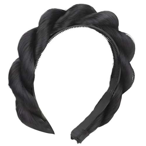 Mädchen Stirnband Curly Prinzessin Coser Foto Requisiten Haarverlängerungen Für Mädchen Street Photography Curly Haarstück Schwarz Haare Erweiterung von SUMMITDRAGON