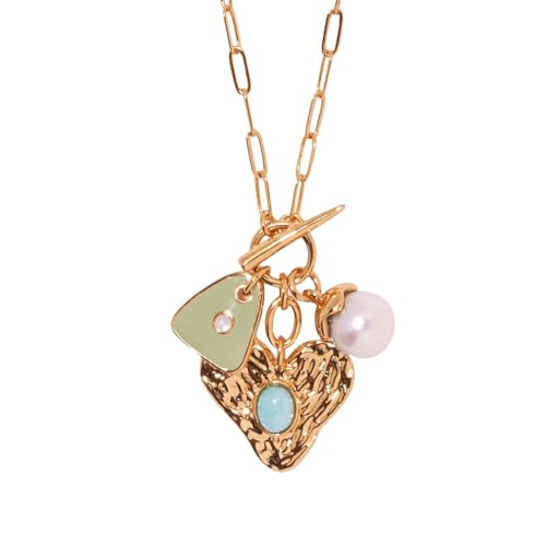 Mode Farbenfrohe Anhänger Halskette Verleiht Jedem Outfit Den Sie Täglich Besitzen. von SUMMITDRAGON