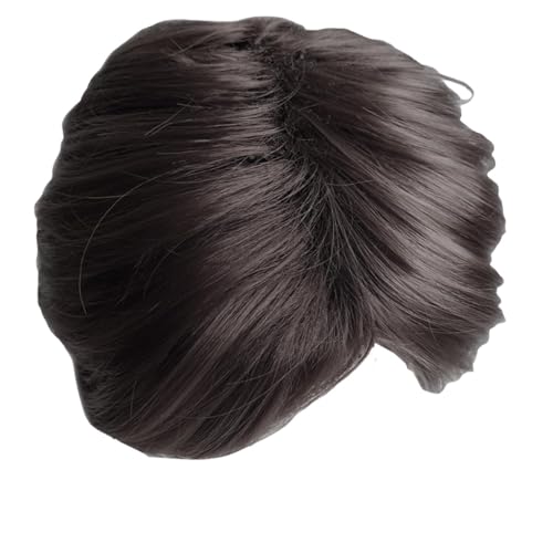 Mode Kurze Perücken Atmungsaktives Haarstyling Haarstück Männer Mittlere Hasicover Herrenhaarstück von SUMMITDRAGON