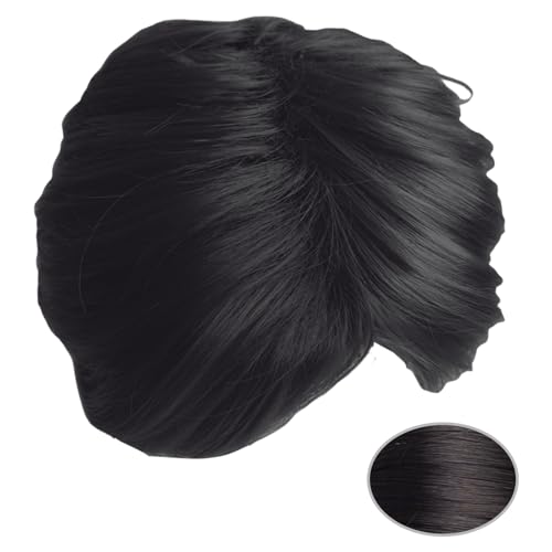 Mode Kurze Perücken Atmungsaktives Haarstyling Haarstück Männer Mittlere Hasicover Herrenhaarstück von SUMMITDRAGON
