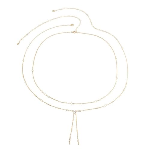 Moderne Frauenkettenkette Doppelschichtbauchkette Taille Flexible Größe Taillenschmuck Für Modische Party Outfit Abendkörper Körper Moderne Frauenkettenkette Doppelschichtbauchkette Taille Flexible Größe Taillenschmuck Für Modische Party Outfit Abendkörper Körper von SUMMITDRAGON