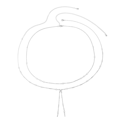Moderne Frauenkettenkette Doppelschichtbauchkette Taille Flexible Größe Taillenschmuck Für Modische Party Outfit Abendkörper Körper Moderne Frauenkettenkette Doppelschichtbauchkette Taille Flexible Größe Taillenschmuck Für Modische Party Outfit Abendkörper Körper von SUMMITDRAGON