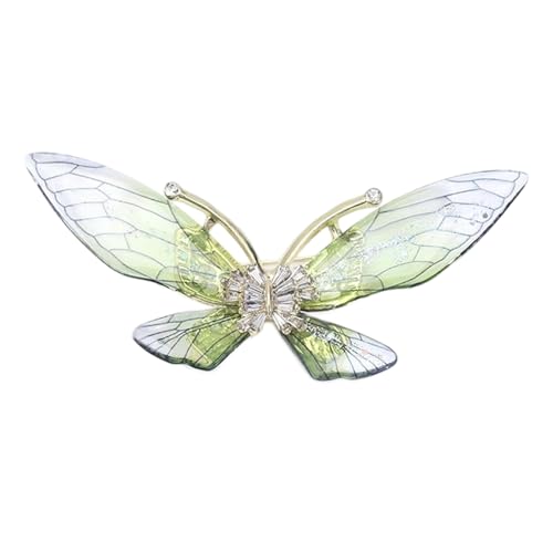 Moderner Schmetterlingsbrosche Mit Metalliclegierung Detail Klarer Acrylschmuck Perfekt Für Geschenkversuche Und Individuelle Verwendung Eleganter Acrylbrosche Verwenden von SUMMITDRAGON