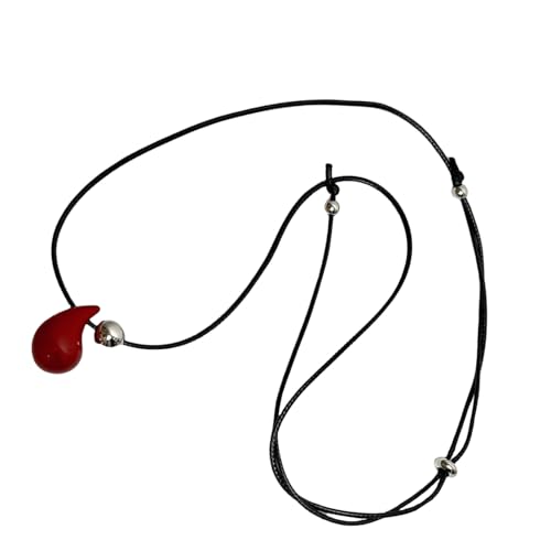 Raffinierte Waterdrops Anhänger Halskette Für Frauen Die Stilvolle Veränderungen Mit Robuster Legierung Und Seilmaterialien Moderne Designs Halskette Anbieten von SUMMITDRAGON