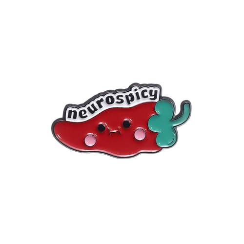Rainbow Funny Chilis Pin Badge Mit Farbenfrohen Design Stilvoller Lappel Pin Schmuck Für Rucksäcke Hüte Jacken Und Robusteres Zink Legierungsabzeichen von SUMMITDRAGON