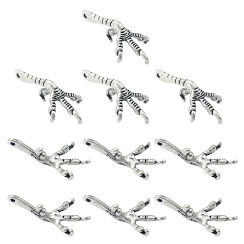 SUMMITDRAGON 10pieces Bird Claw Hanging Decors Easy Installation Schmuckzubehör Schmuckanhänger Für Verschiedene Innenstile Vogelklauen Anhänger von SUMMITDRAGON