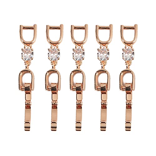 SUMMITDRAGON 5pcs Vintage Falteverlängerung Ausdehnung Clasp Kristall Für Strassstänger Strecker Halskette Armband Strecker Für Frauen Mädchen 3 Colo Verlängerung BRAKELETS Halskette von SUMMITDRAGON