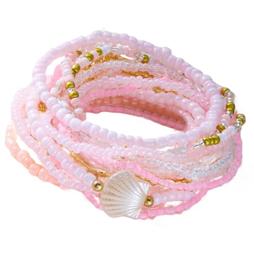 SUMMITDRAGON Berufung Wasserdichte Multistrand Säed Perlenarmband Handgewebtes Verstellbares Strandschmuck Geschenke Täglich Gebrauch Casual Wear Handgefertigte Geflochtene Armband von SUMMITDRAGON