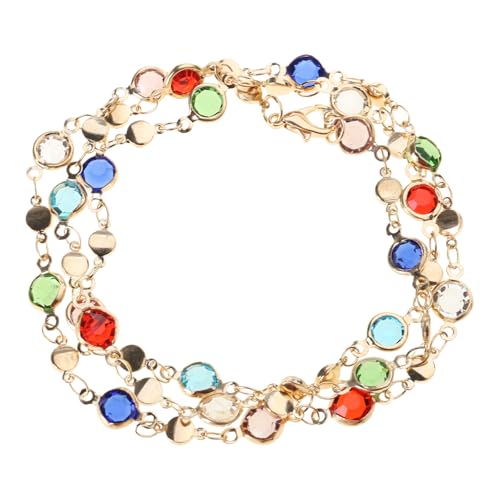 SUMMITDRAGON Bunte Nackenkettenperlen Halskette Verstellbare Ketten Halskette Stylischer Nackenschmuck Geeignet Für Frauen Und Mädchen Präsentieren Frauen Accessoires von SUMMITDRAGON