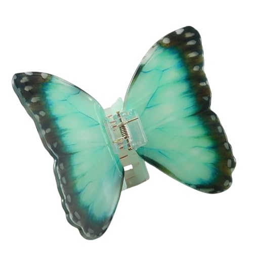 SUMMITDRAGON Butterfly Hair Clip Acrylhaarklaue Mode Haarnadel Elegante Haare Accessoire Mädchen Haarverzierung Für Frauen Sommerhaarzubehör von SUMMITDRAGON