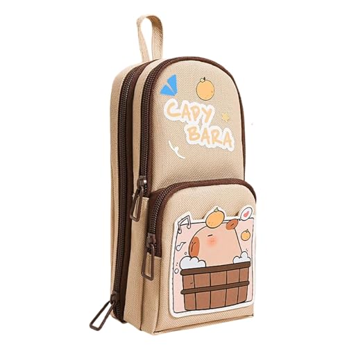 SUMMITDRAGON Cartoon Pencil Hülle Stehende Stifthalter Organisatoren Taschen Reise Make Up Pinselhalter Großer Kapazität Beutel von SUMMITDRAGON