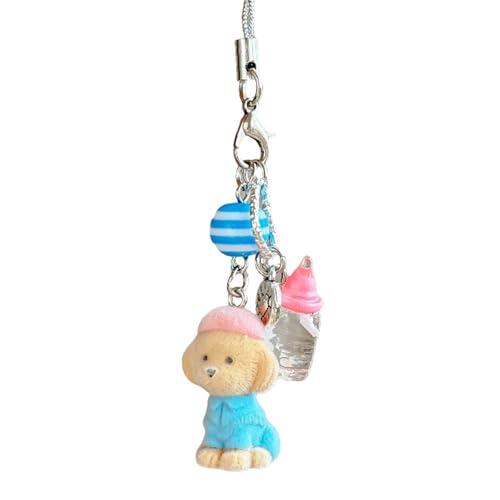 SUMMITDRAGON Charm Dog Themeed Telefon Charme Tragbare Schlüsselringdekorationen Hund Schlüsselhalter Hängen Für Den Täglichen Gebrauch Leichtmetallzubehör Geeignet von SUMMITDRAGON