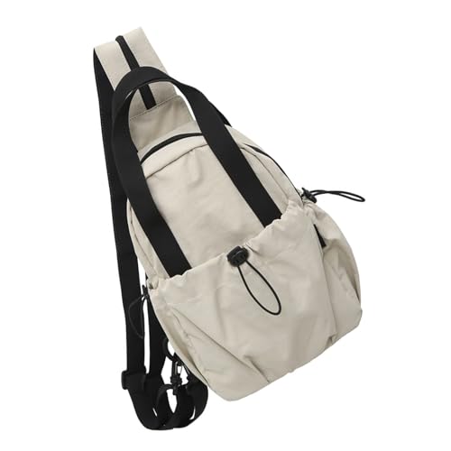 SUMMITDRAGON Crossbody Slings Bag Für Männer Frauen Kleine Rucksack Schulter Handtasche Trendy Brust Daypack Mit Reißverschlussgurt Für Frauen Männer von SUMMITDRAGON