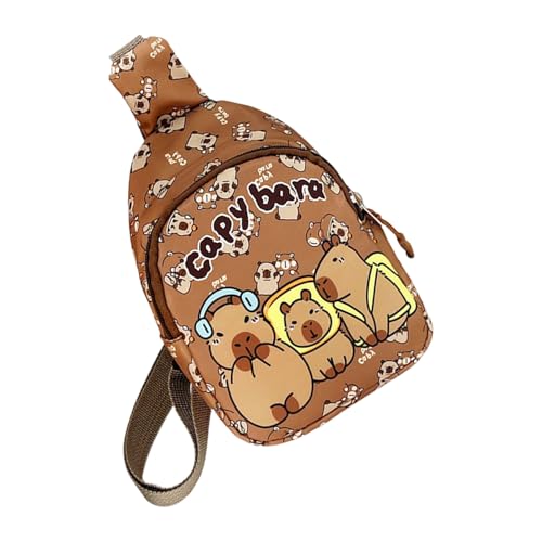 SUMMITDRAGON Crossbody Tasche Für Kinder Teenager Capybara Slings Bag Rucksack Kleine Brust Reisetaschen Mode Fannys Pack Geschenke Unisex Kinderschlollen SUMMITDRAGON Crossbody Tasche Für Kinder Teenager Capybara Slings Bag Rucksack Kleine Brust Reisetaschen Mode Fannys Pack Geschenke Unisex Kinderschlollen von SUMMITDRAGON