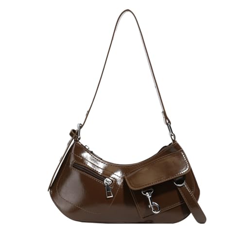 SUMMITDRAGON Damen Umhängetasche Leichte PU Unterarm Taschen Mit Bequemem Riemen Und Mehreren Fächern Für Den Täglichen Gebrauch Frauen Reisefreundliche Geldbörse von SUMMITDRAGON