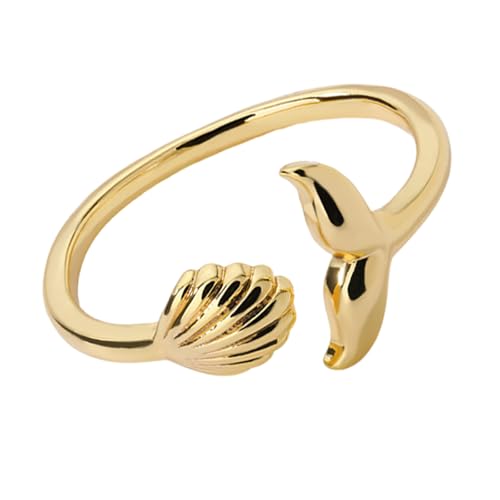 SUMMITDRAGON Dating Ringe Offen Verstellbarer Fingerwalwalfinger Fingerschmuck Metalltextur Geeignet Für Party Und Geben Bequemer Verschleißring von SUMMITDRAGON
