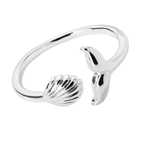 SUMMITDRAGON Dating Ringe Offen Verstellbarer Fingerwalwalfinger Fingerschmuck Metalltextur Geeignet Für Party Und Geben Bequemer Verschleißring von SUMMITDRAGON