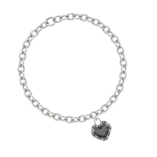 SUMMITDRAGON Einzigartige Herzlariat Halskette Anhänger Halskette Legierung Textur Mode Charm Neckschmuck Für Die Ausdruckshoor Kette von SUMMITDRAGON