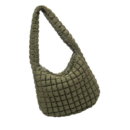 SUMMITDRAGON Elegant Gesteppte Baumwoll Achselhöhlen Tasche Mit Reißverschlusspuffhandtasche Große Umhängetasche Achselhalterung Für Modische Frauen Leicht Gepolstert Gepolstert SUMMITDRAGON Elegant Gesteppte Baumwoll Achselhöhlen Tasche Mit Reißverschlusspuffhandtasche Große Umhängetasche Achselhalterung Für Modische Frauen Leicht Gepolstert Gepolstert von SUMMITDRAGON