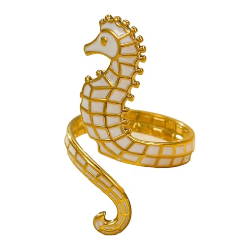 SUMMITDRAGON Elegant Oil Drop Seahorse Ringe Modern SUMMITDRAGON Elegant Oil Drop Seahorse Ringe Modern von SUMMITDRAGON