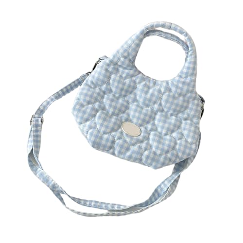 SUMMITDRAGON Elegante Frauen Crossbody Geldbörse Mit Abnehmbarem Riemen Casual Shopper Tasche Herz Design Umhängetaschen Für Verschiedene Anlässe Casual Gepolsterte Umhängetasche Für Mädchen von SUMMITDRAGON