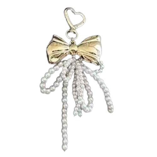 SUMMITDRAGON Elegante Telefon Charmekette Mit Bowknot Designs Vielseitiger Robuster Acryl Charmanhänger Für Frauen Damen Täglich Gebrauch von SUMMITDRAGON