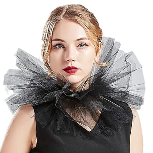 SUMMITDRAGON Eleganter Abnehmbarer Kragen Vielseitige Meshes Collar Retros Hals Accessoire Für Ereignisse Und Tägliche Verschleiß Weich Bequem von SUMMITDRAGON