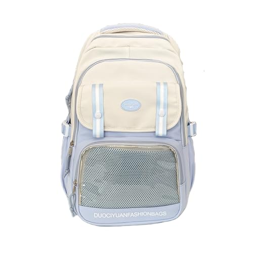 SUMMITDRAGON Frauen Japanischen Stil Transparent Itabag Rucksack Für Mädchen Teenager Große Kapazität Schultasche Mit Klarer Tasche Klarer Tasche Transparent Itabag Rucksack von SUMMITDRAGON