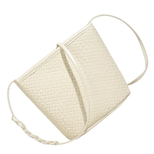 SUMMITDRAGON Frauen Umhängetasche Trendy Pendeln Mode Bucket Koreanische Stile Messenger Stilvolle Kreuzkasse Für Tägliche Allzugewachsene Schulterkreuzkörper Für Frauen Die Stilvolle Eimer Pendeln von SUMMITDRAGON