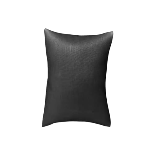 SUMMITDRAGON Funktionales PU Leder Uhren Armband Display Kissen Schmuckschachtel Kissen Display Requisiten Für Reisende Und Profis Schwarzes PU Lederkissen Kissen von SUMMITDRAGON