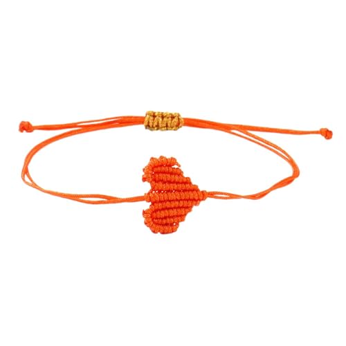 SUMMITDRAGON Geflochtene Schnurliebe Armbänder Handwerkliche Made Böhmische Herzdesign Bequemer Unisex Paar Schmuck Für Alltägliche Tragen Romantik Geschenk Armband von SUMMITDRAGON