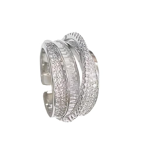 SUMMITDRAGON Gemstones Multi Row Verlobungsringe Multilayer Diamonds Ehering Cubic Zirkonia Jubiläum Schmuck Für Verstellbare Multi Layer Stapelring Für Frauen von SUMMITDRAGON
