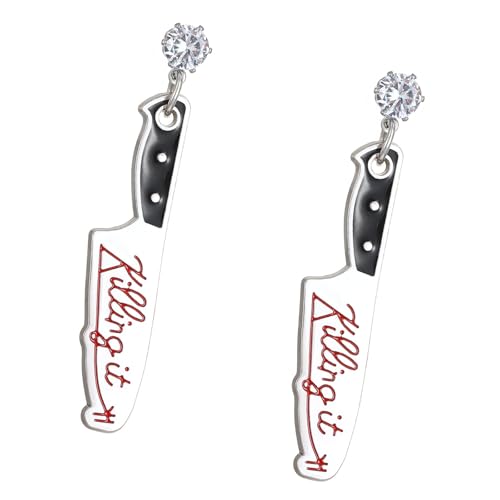 SUMMITDRAGON Gothic Bowknot Und Cutter Halskette Ohrringe Schmücken Für Frauen Elegant von SUMMITDRAGON