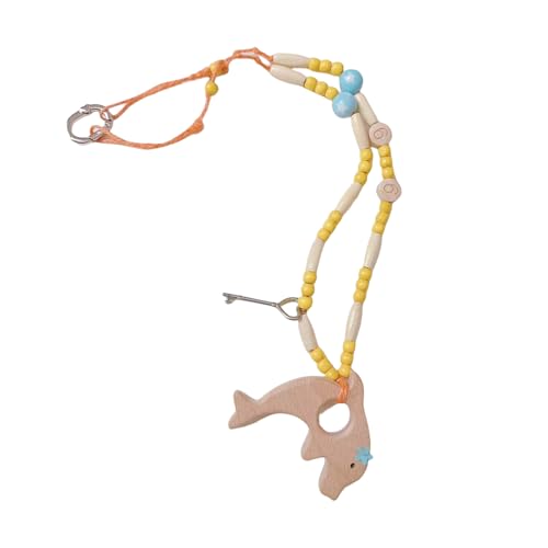 SUMMITDRAGON Handgefertigte Hawaiianische Perlen Halskette Mit Delphin Charme Benutzerfreundlicher Schlüsselbeinketten Juwely Geschenk Für Frauen Symbolische Freiheit Delphin Halskette von SUMMITDRAGON