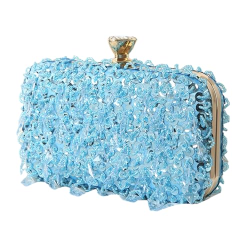 SUMMITDRAGON Handgefertigte Perlen Schulter Crossbody Tasche Für Frauen Abendtasche Lady Geldbeutel Hochzeit Clutch Cocktail Abschlussball Handtasche Tasche Taschen Geldbörse von SUMMITDRAGON