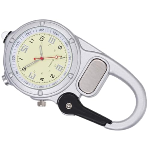 SUMMITDRAGON Hohe Accuar Outdoor Climbing Carabiner Pocket Watch Mit LED Display Zum Klettern Und Täglich Nutzen Außentasche Chronometer von SUMMITDRAGON