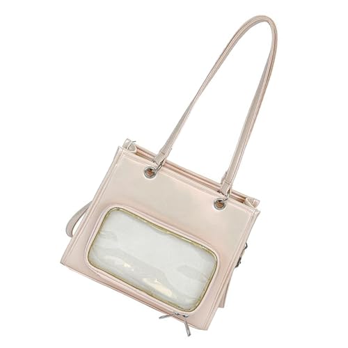 SUMMITDRAGON Itabag Crossbody Bag Messenger Schultermodetasche Satchel Geldbörse Anime Display Für Partyeinkäufe Täglich Transparente Messenger Tasche von SUMMITDRAGON