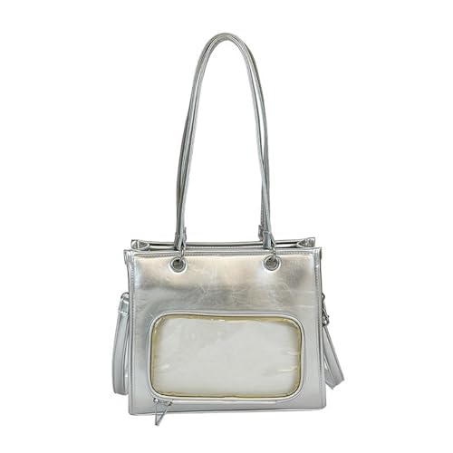 SUMMITDRAGON Itabag Crossbody Bag Messenger Schultermodetasche Satchel Geldbörse Anime Display Für Partyeinkäufe Täglich Transparente Messenger Tasche von SUMMITDRAGON
