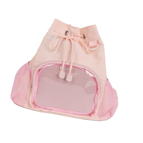SUMMITDRAGON Itabag Rucksäcke Schöne Pin Display Kordeltrackpäckchen Mit Einsätzen Itabag Daypack Reisetasche Für Frauen Männer Transparente Daypack Reisetaschen von SUMMITDRAGON