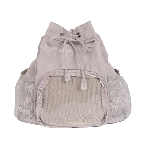 SUMMITDRAGON Itabag Rucksäcke Schöne Pin Display Kordeltrackpäckchen Mit Einsätzen Itabag Daypack Reisetasche Für Frauen Männer Transparente Daypack Reisetaschen von SUMMITDRAGON