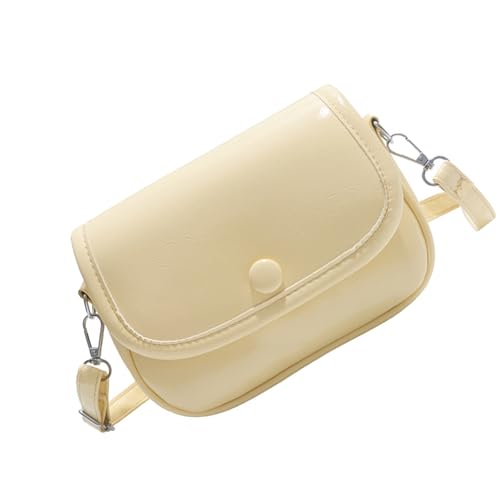 SUMMITDRAGON Koreanische Stile Crossbody Tasche Für Frauen Quadratischer Pendelpendel Stilvoller Schulter PU Leder Boten Frauen Crossbody Small Square Schulter PU Leder Messenger von SUMMITDRAGON